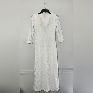 Lily Pulitzer White Elegant White Lace Dress